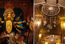 মাতৃ আরাধনার ভাবনায় পাট, নজর কাড়ছে বেহালা’র লুনা ৭ স্টার